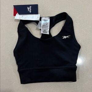 Reebok Black Performance Sports Bra